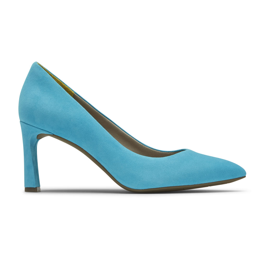 Rockport Singapore Womens Heels - Total Motion Sheehan Blue - XE5361972